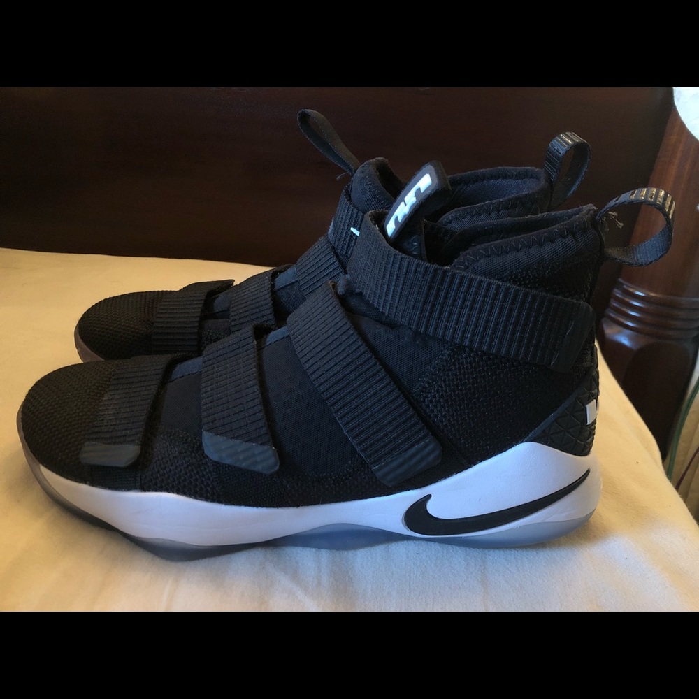LeBrons basketball shoes.